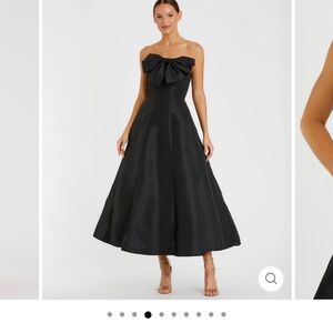 Mac Duggal Black Formal strapless dress